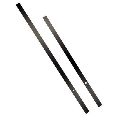 Grandes aiguilles bâton noires 25 cm