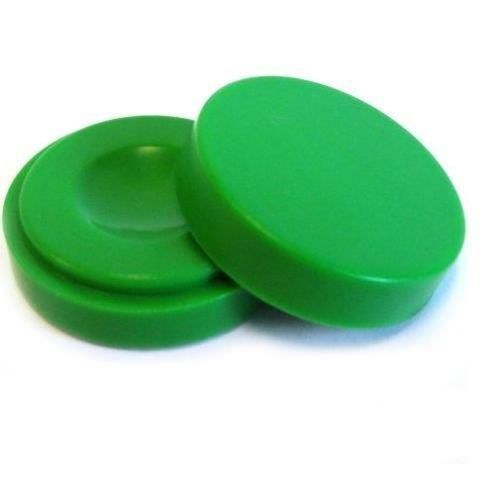 Green single oil cup with lid