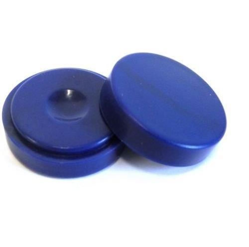 Blue single oil cup with lid