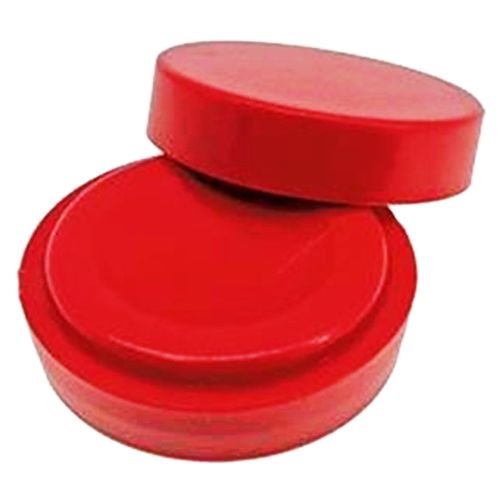 Red single oil cup with lid