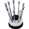9 Screwdrivers rotating stand Made in France
